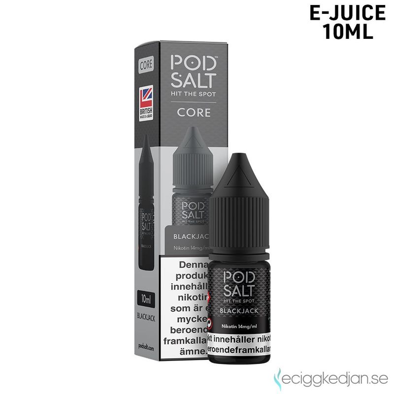 Pod Salt Core | Blackjack | 10ml E-Juice