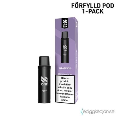 N One Pod V2 | Grape ICE | Förfylld Pod