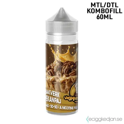Vejpgummans Bakverk | Pekanpaj | 60ml Kombofill