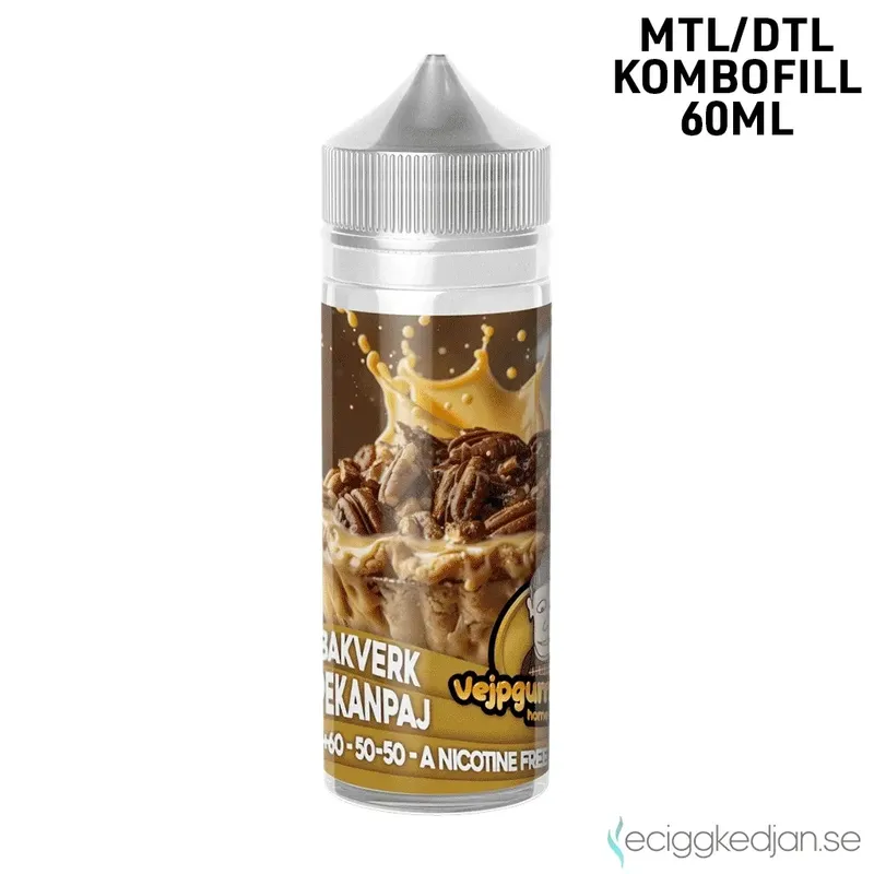 Vejpgummans Bakverk | Pekanpaj | 60ml Kombofill