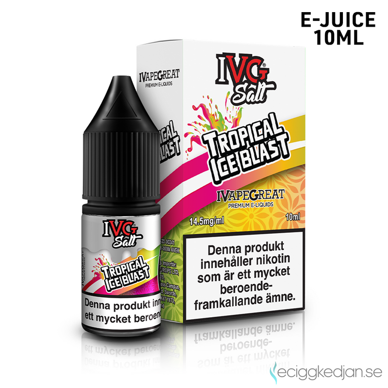 IVG Salts | Tropical Ice Blast | 10ml E-Juice | 14,5mg Saltnikotin