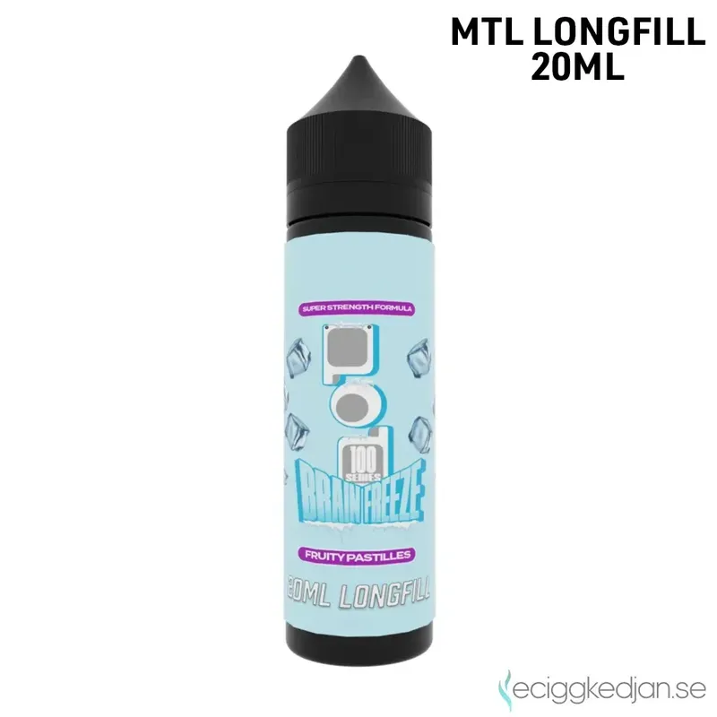 Pod 100 Brain Freeze | Fruity Pastilles | 20ml Longfill