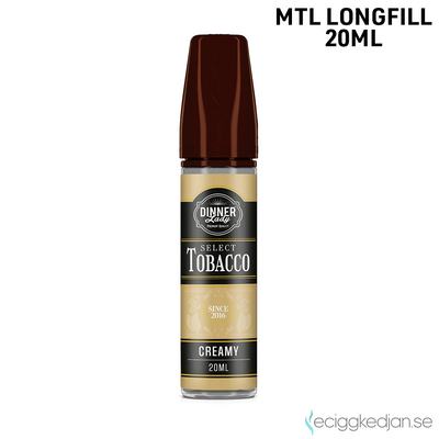 Dinner Lady | Creamy Tobacco | 20ml Longfill