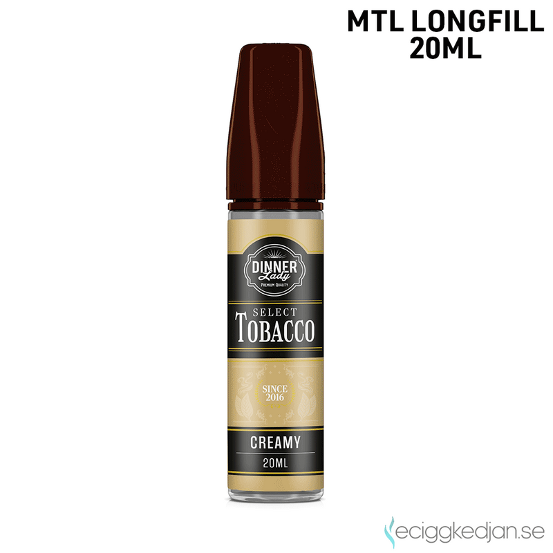 Dinner Lady | Creamy Tobacco | 20ml Longfill