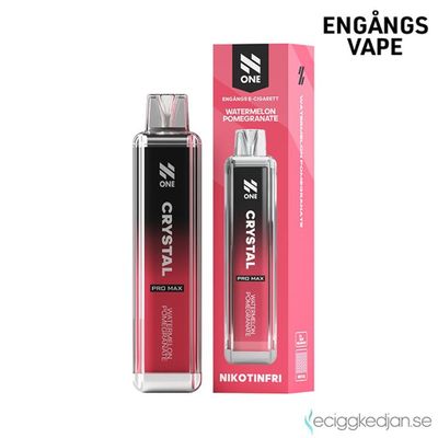 N One Crystal ZERO | Watermelon Pomegranate | Engångsvape