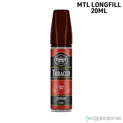 Dinner Lady | Cuban Tobacco | 20ml Longfill