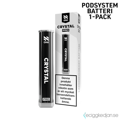 N One Crystal PRO | Black | Batteri