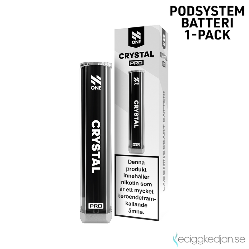 N One Crystal PRO | Black | Batteri
