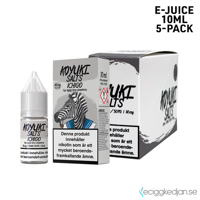 Koyuki Salts Syndicate | Ichigo | 10ml E-Juice | 5pack