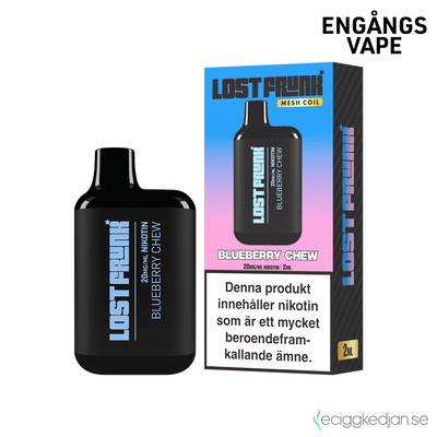 Lost Frunk | Blueberry Chew | Engångsvape | 20mg | OBS!! Kort Datum / Utgånget Datum