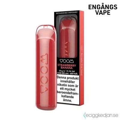 Voom Iris | Strawberry Banana | Engångsvape | OBS!! Utgånget Datum