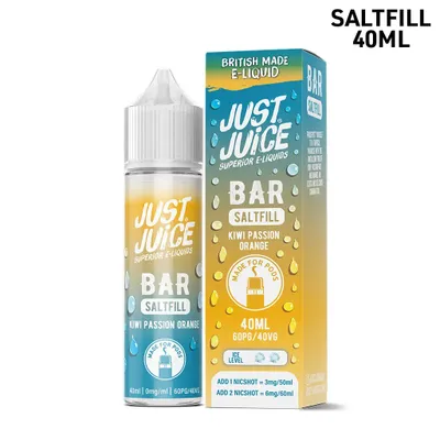 Just Juice Bar | Kiwi Passion Orange | 40ml Saltfill