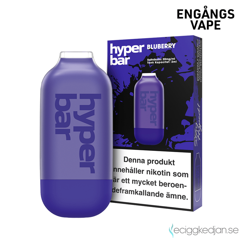 Hyper Bar | Blueberry | Engångsvape