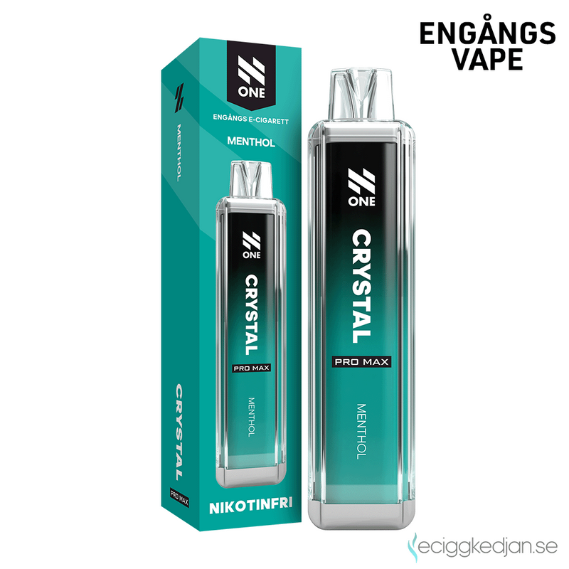 N One Crystal ZERO | Menthol | Engångsvape