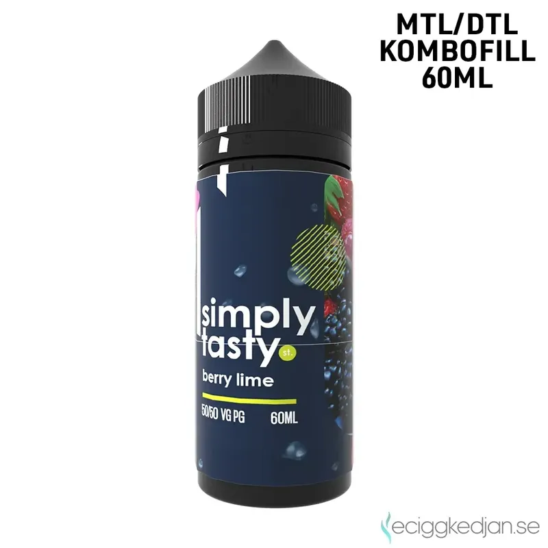 Simply Tasty | Berry Lime | 60ml Kombofill