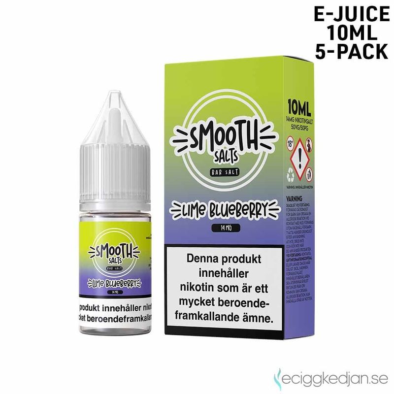 Smooth Salt Fruit | Lime Blueberry | 10ml E-Juice | 5pack