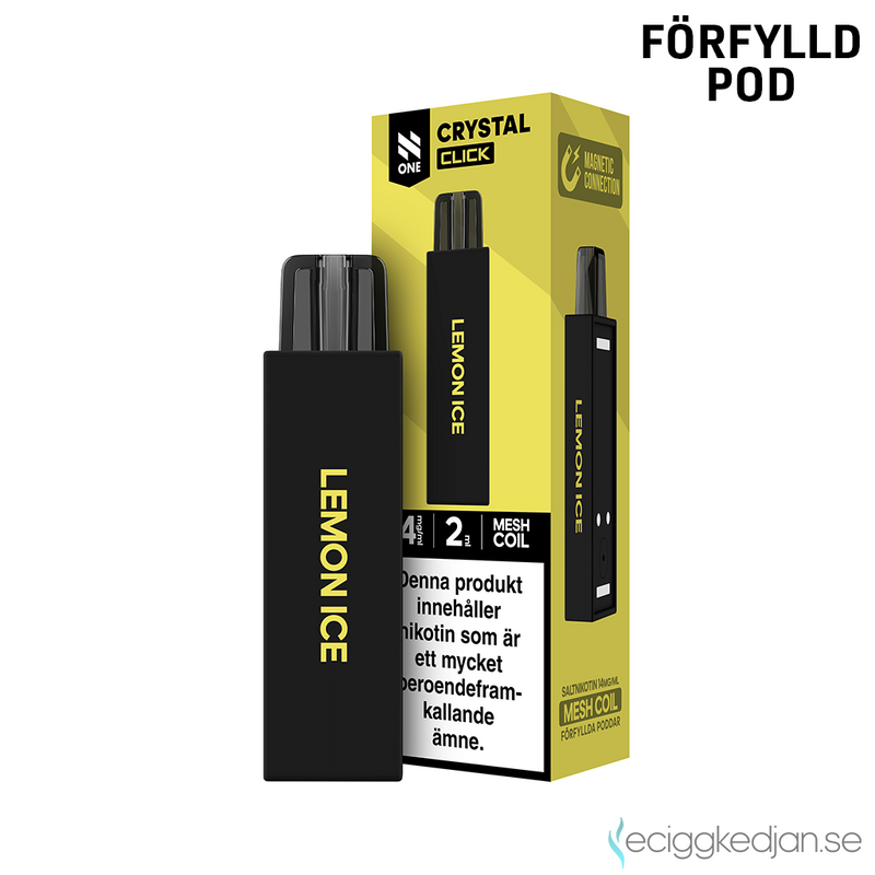 Pod Click | N One Crystal | Lemon Ice | Förfylld 14mg Pod