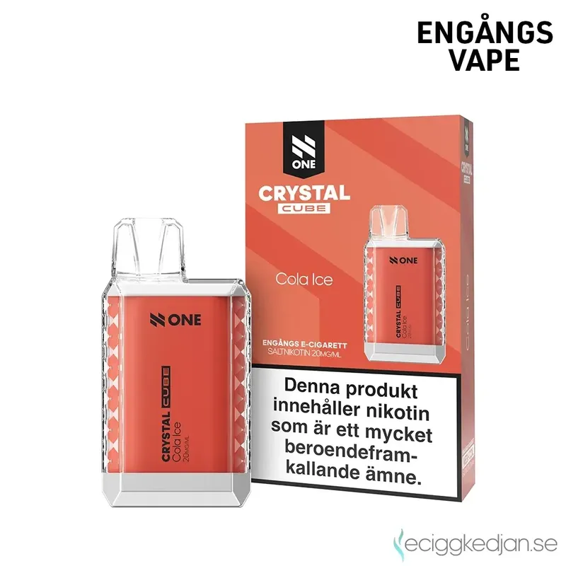 N One Crystal Cube | Cola Ice | Engångsvape