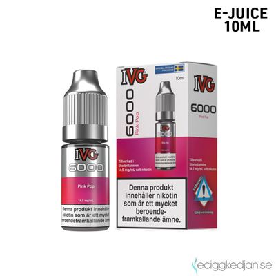 IVG 6000 | Pink Pop | 10ml E-Juice | 14,5mg Saltnikotin