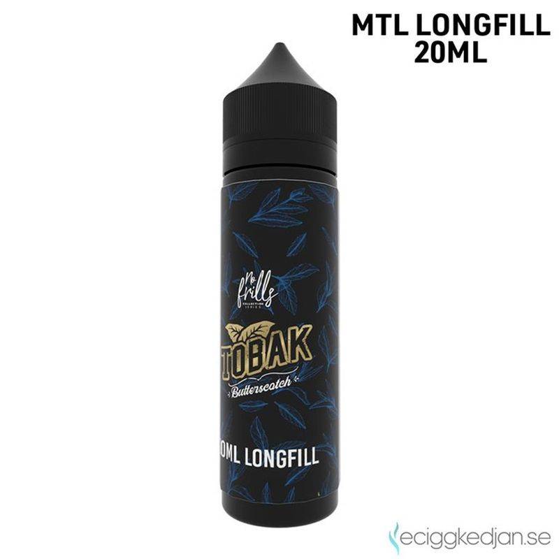 No Frills | Tobak Butterscotch | 20ml Longfill