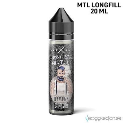 Wanted Liquid | Havana Cigar | 20ml Longfill