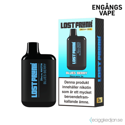 Lost Frunk | Blues Berry | Engångsvape | 20mg | OBS!! Kort Datum / Utgånget Datum