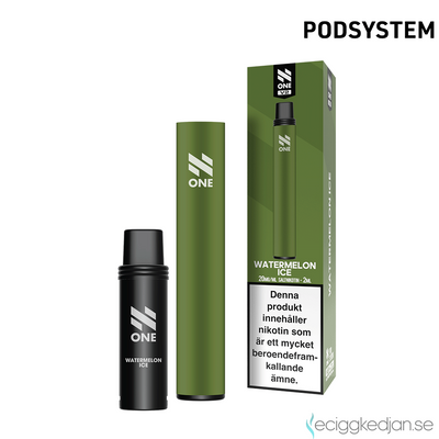 N One Pod Kit V2 | Grön (Watermelon Ice) | Batteri inkl Förfylld Pod