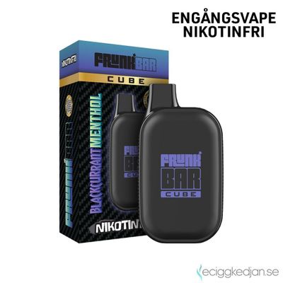 Frunk Bar Cube ZERO | Blackcurrant Menthol | Nikotinfri Engångsvape
