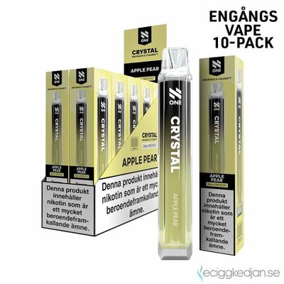 N One Crystal | Apple Pear | Engångsvape | 10pack