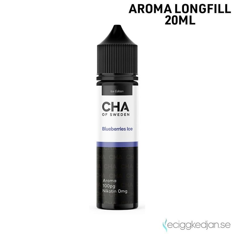 CHA of Sweden Ice Edition | Blueberries Ice | 20ml Aroma Longfill