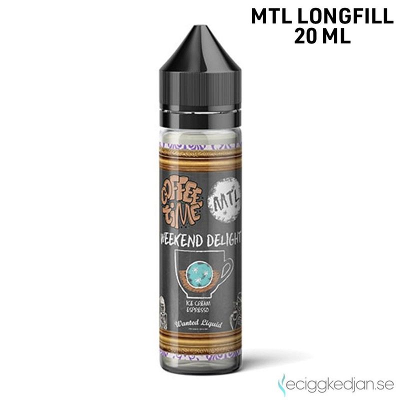 Coffee Time | Weekend Delight | 20ml Longfill