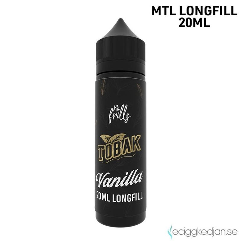 No Frills | Tobak Vanilla | 20ml Longfill