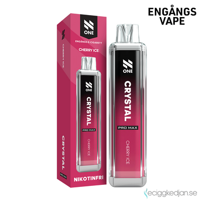 N One Crystal ZERO | Cherry Ice | Engångsvape
