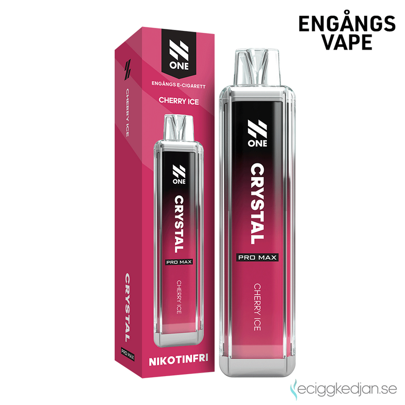 N One Crystal ZERO | Cherry Ice | Engångsvape