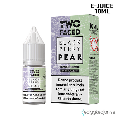 Two Faced | Blackberry Pear | 10ml E-Juice | OBS!! Kort/Utgånget Datum