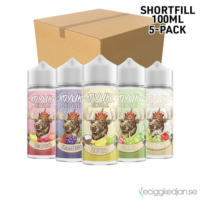 Koyuki Royal | Komplett Pack | 5st*Shortfill 100ml