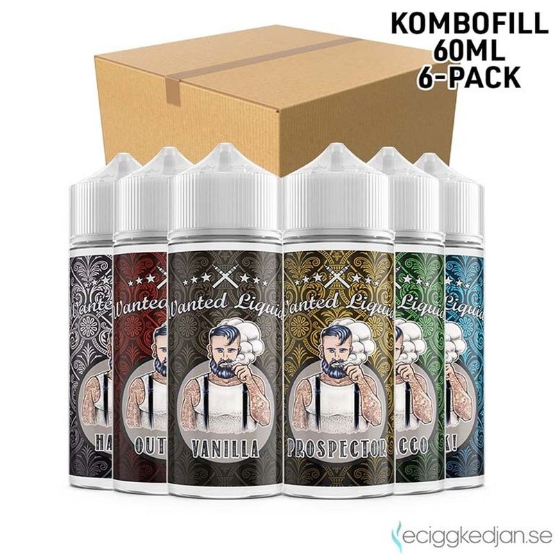 Wanted Liquid | Komplett Pack | 6st*Kombofill 60ml