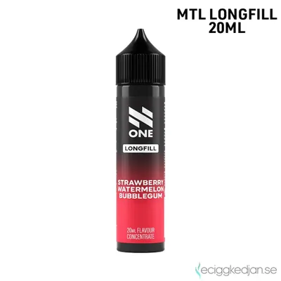 N One | Strawberry Watermelon Bubblegum | 20ml Longfill
