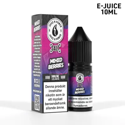 Juice n Power | Mixed Berries | 10ml E-Juice