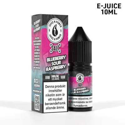 Juice n Power | Blue Sour Raspberry | 10ml E-Juice