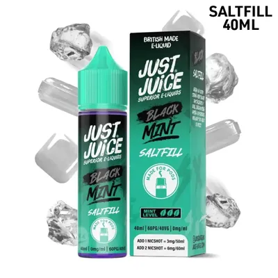 Just Juice Mint | Black Mint | 40ml Saltfill