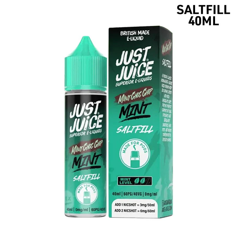 Just Juice Mint | Mint Choc Chip | 40ml Saltfill