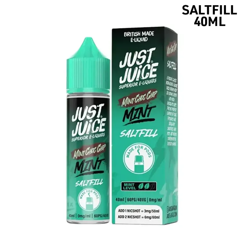 Just Juice Mint | Mint Choc Chip | 40ml Saltfill