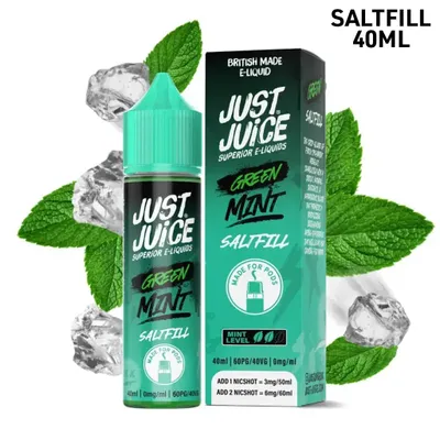 Just Juice Mint | Green Mint | 40ml Saltfill