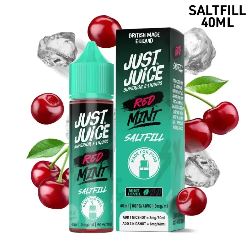Just Juice Mint | Red Mint | 40ml Saltfill