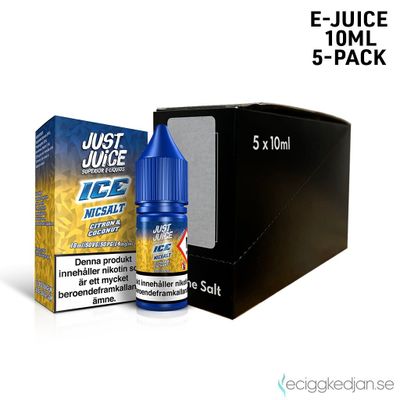 Just Juice Ice | Citron & Coconut | 10ml E-Juice | 5pack