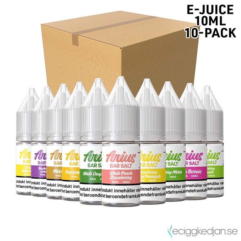 Arius Bar Salt Fruity 14mg Nikotinsalt | Komplett Pack | 10*1