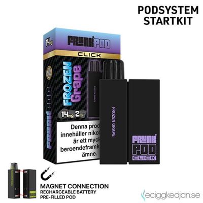 Pod Click Kit | Frunk | Frozen Grape | Batteri inkl Förfylld Pod