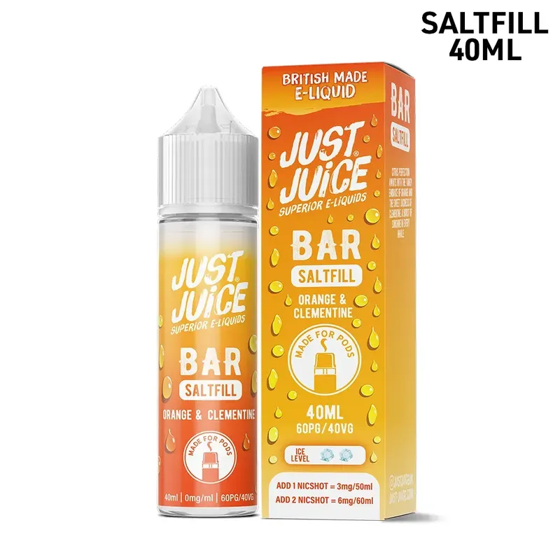 Just Juice Bar | Orange Clementine | 40ml Saltfill