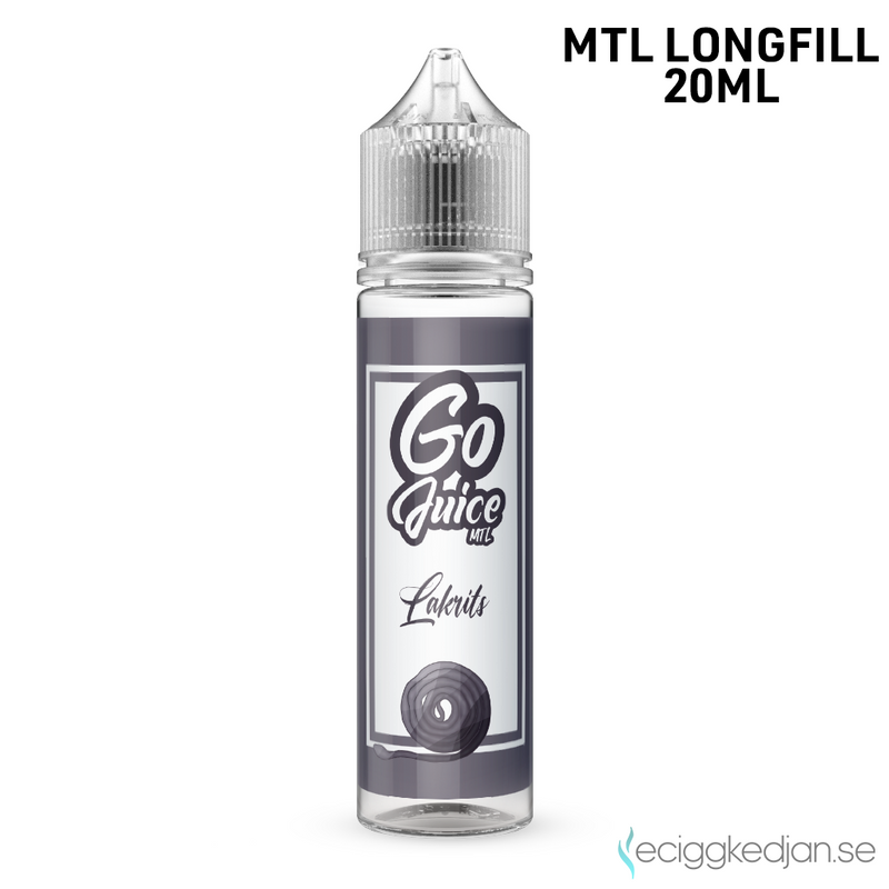 Go Juice | Lakrits | 20ml Longfill